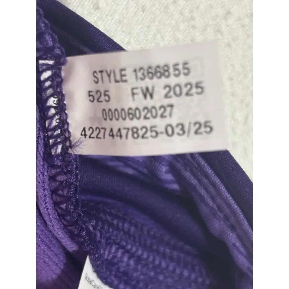 Under Armour Girls Purple Printed Ankle Leggings 12-13 Years 1366855